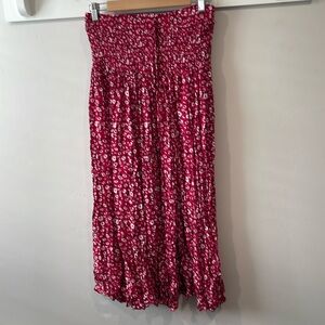 SHEIN dress size large red floral